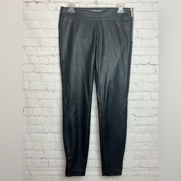 MICHAEL Michael Kors Faux Leather Ankle Pants - Picture 1 of 12